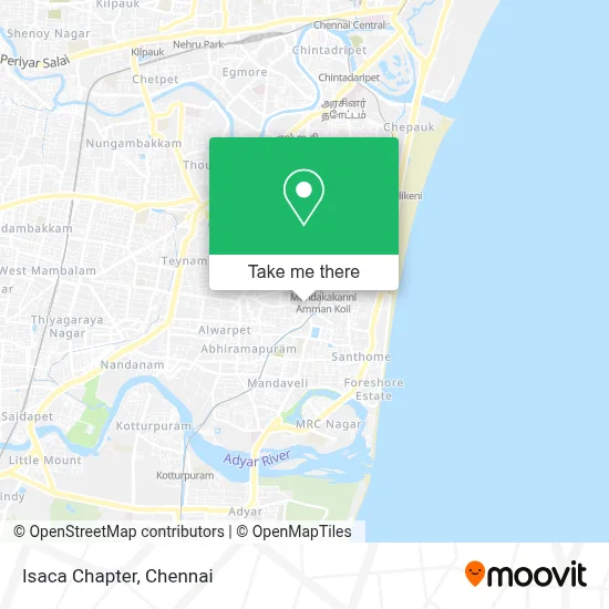 Isaca Chapter map