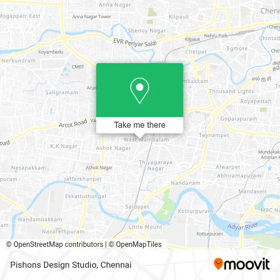 Pishons Design Studio map