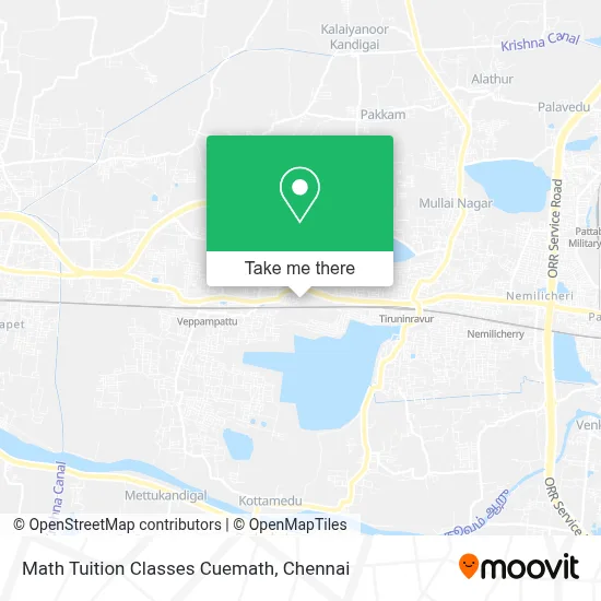 Math Tuition Classes Cuemath map