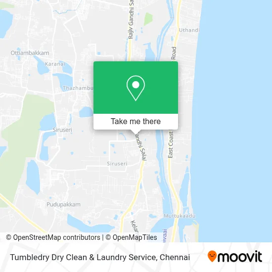 Tumbledry Dry Clean & Laundry Service map