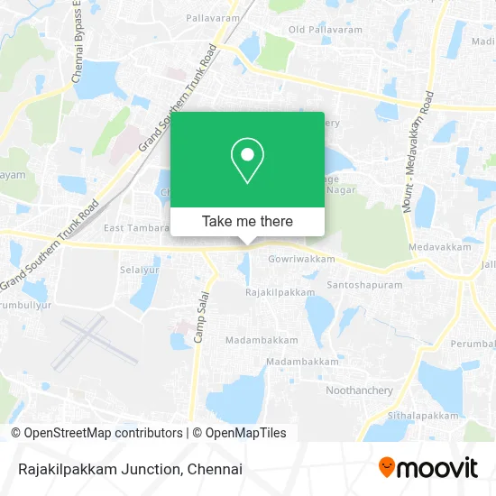 Rajakilpakkam Junction map