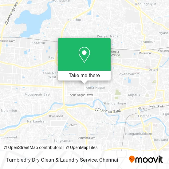 Tumbledry Dry Clean & Laundry Service map