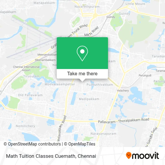 Math Tuition Classes Cuemath map