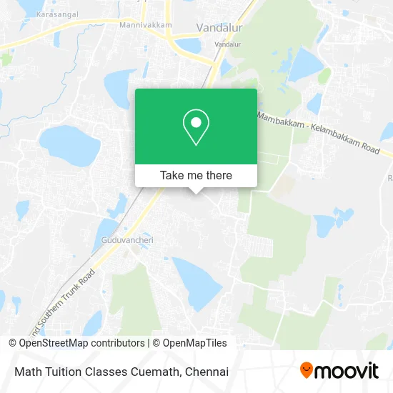 Math Tuition Classes Cuemath map