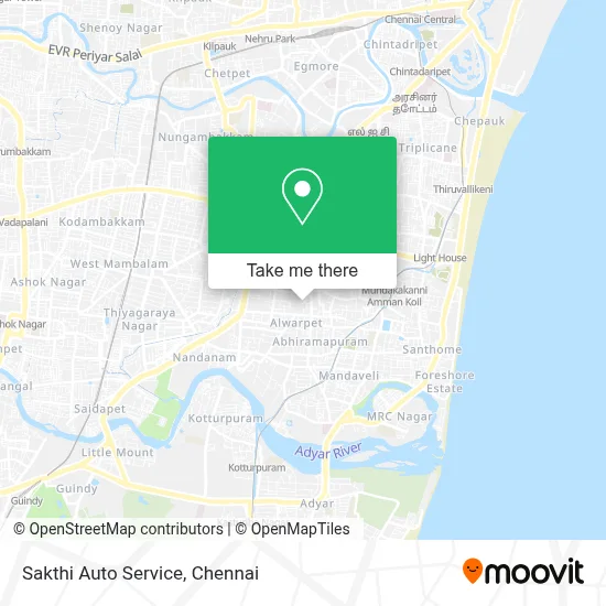 Sakthi Auto Service map