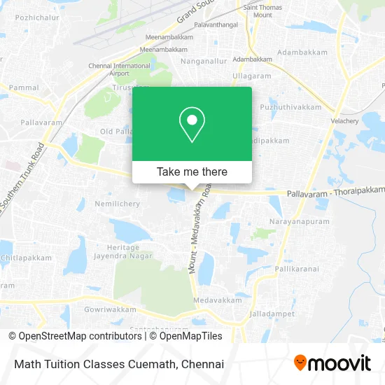 Math Tuition Classes Cuemath map