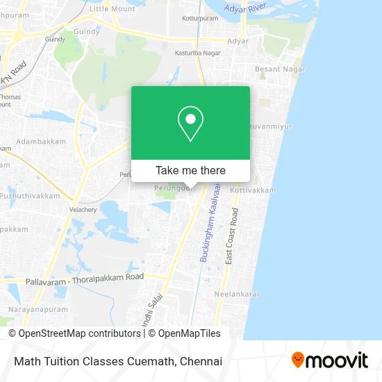 Math Tuition Classes Cuemath map