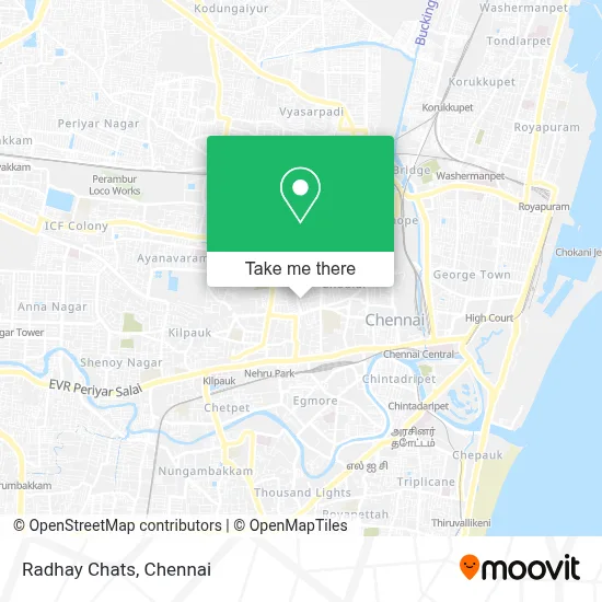 Radhay Chats map