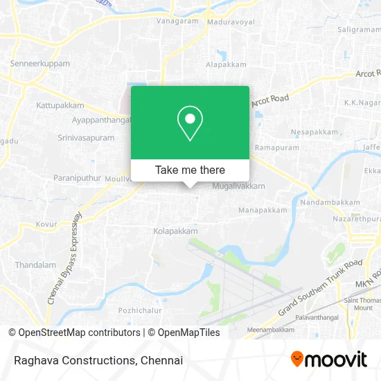 Raghava Constructions map