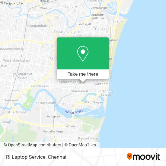 Ri Laptop Service map