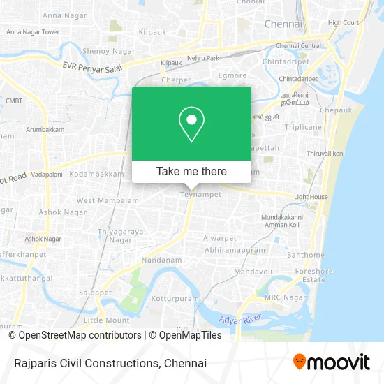 Rajparis Civil Constructions map