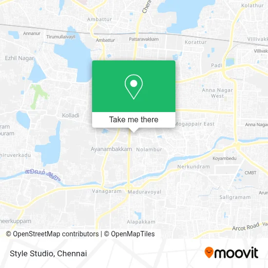 Style Studio map