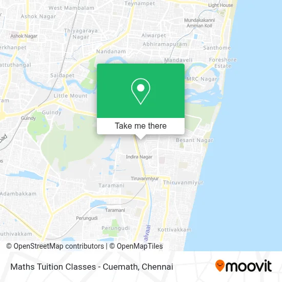 Maths Tuition Classes - Cuemath map