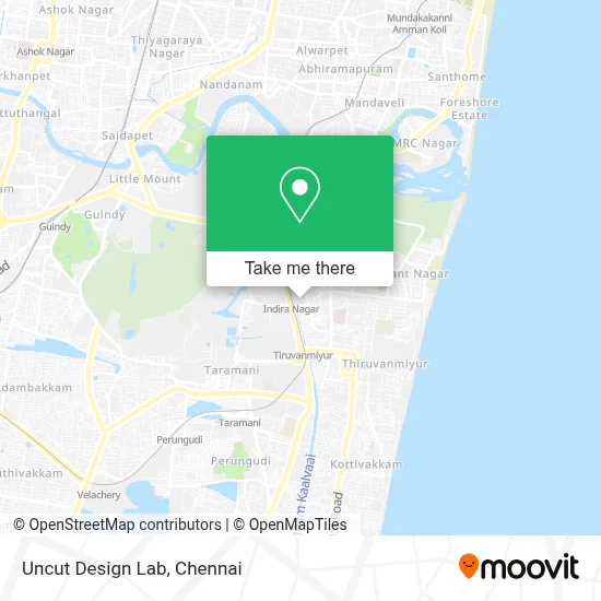 Uncut Design Lab map