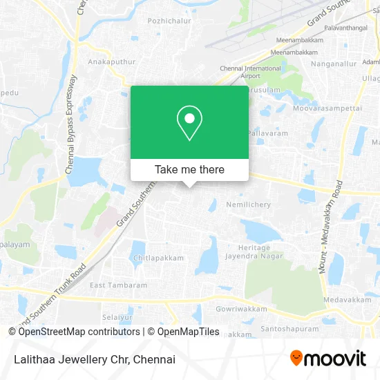 Lalithaa Jewellery Chr map
