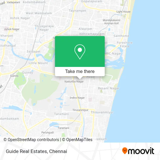 Guide Real Estates map