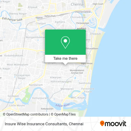 Insure Wise Insurance Consultants map
