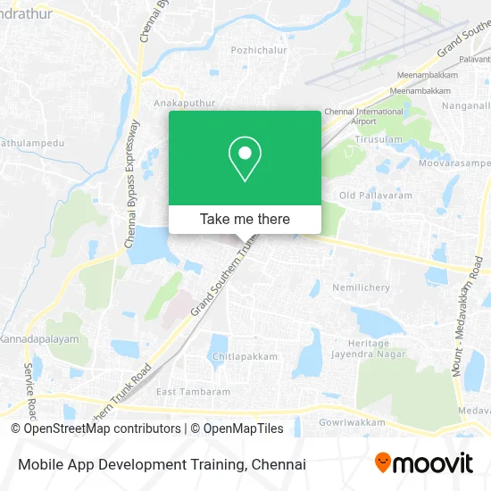 Mobile App Development Training map