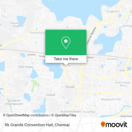 Rk Grands Convention Hall map