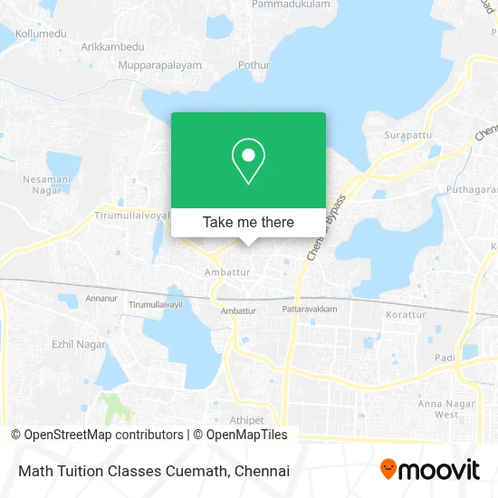 Math Tuition Classes Cuemath map