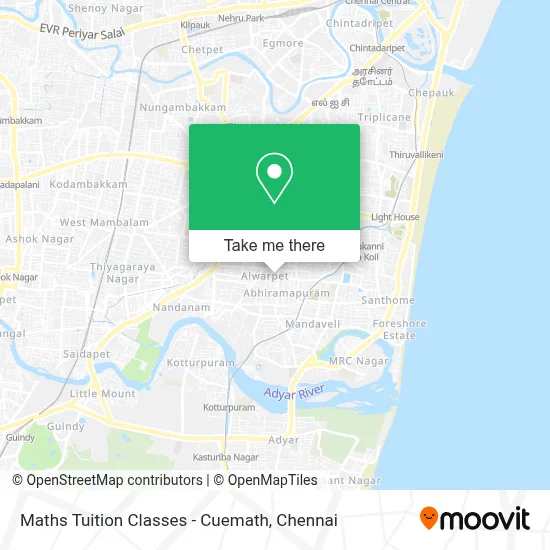 Maths Tuition Classes - Cuemath map