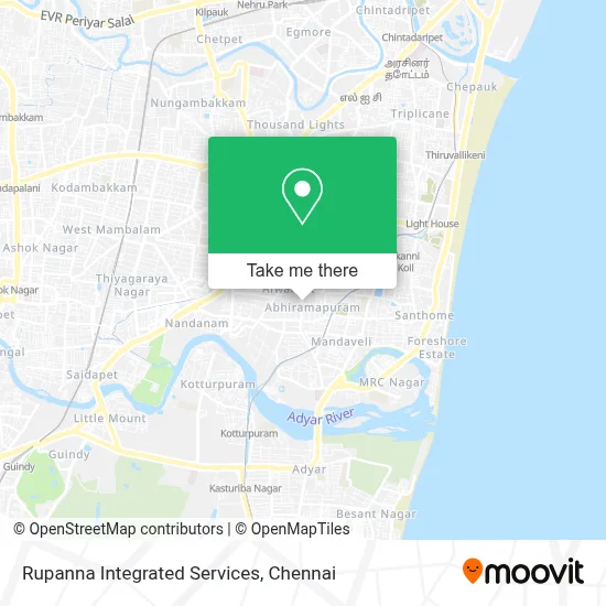 Rupanna Integrated Services map