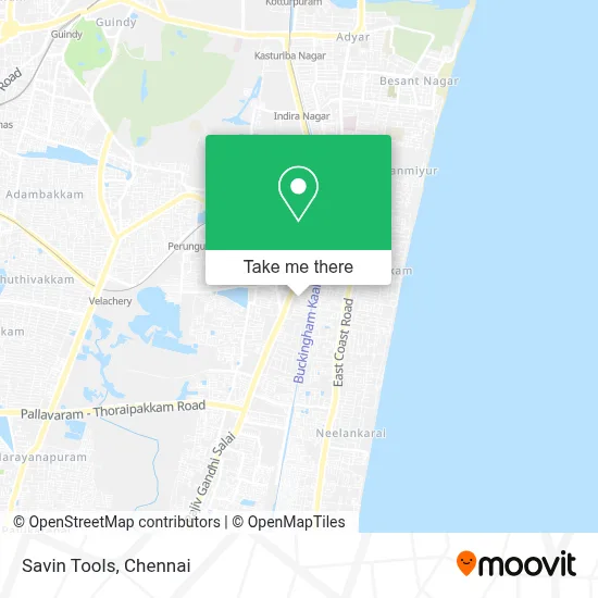 Savin Tools map