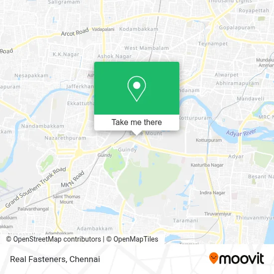 Real Fasteners map