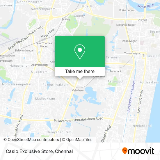 Casio Exclusive Store map