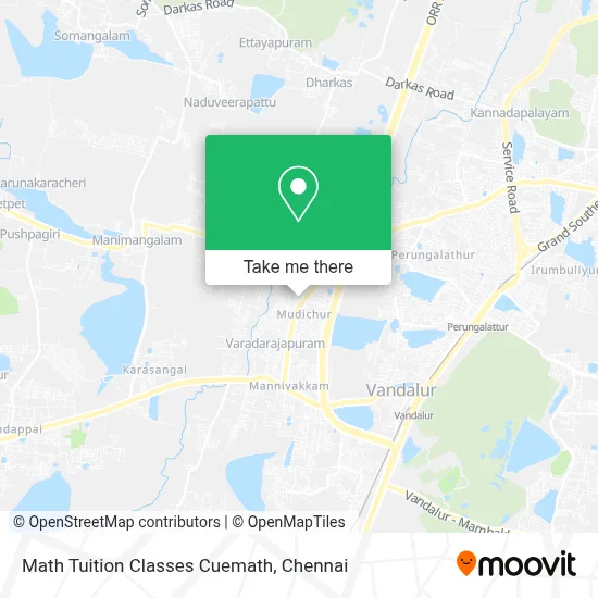 Math Tuition Classes Cuemath map