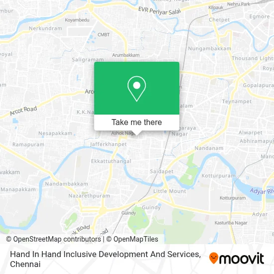 Hand In Hand Inclusive Development And Services map