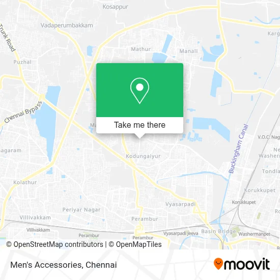 Mens Accessories map