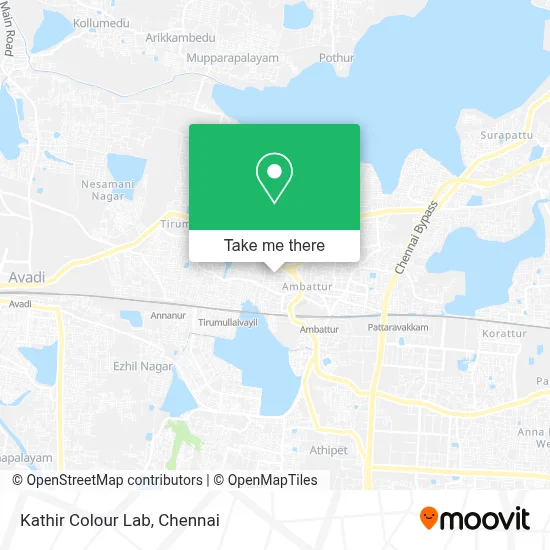 Kathir Colour Lab map