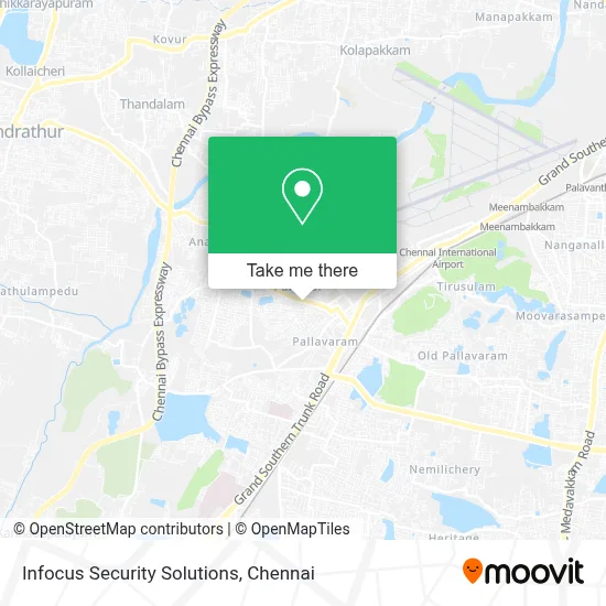 Infocus Security Solutions map
