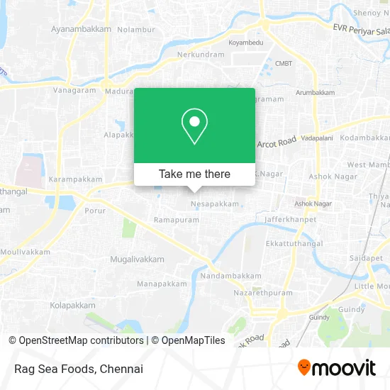 Rag Sea Foods map