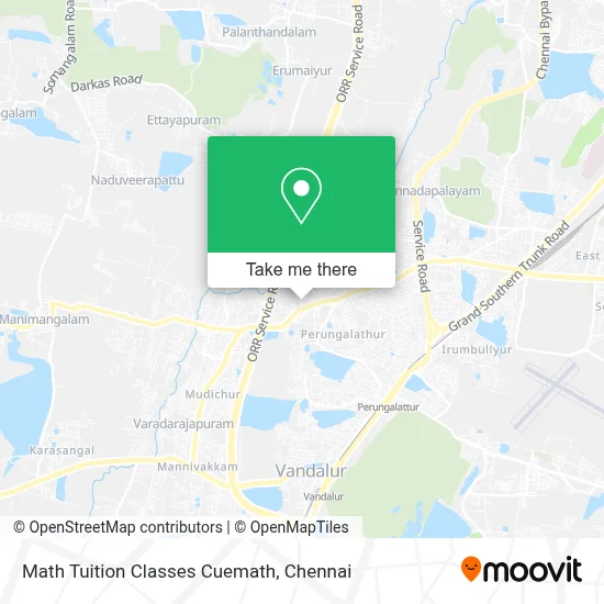 Math Tuition Classes Cuemath map