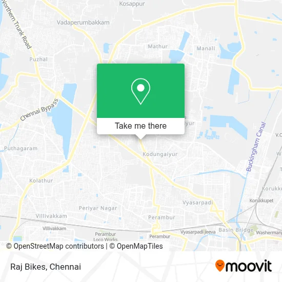 Raj Bikes map