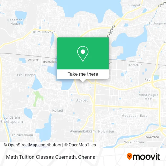 Math Tuition Classes Cuemath map