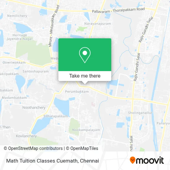 Math Tuition Classes Cuemath map