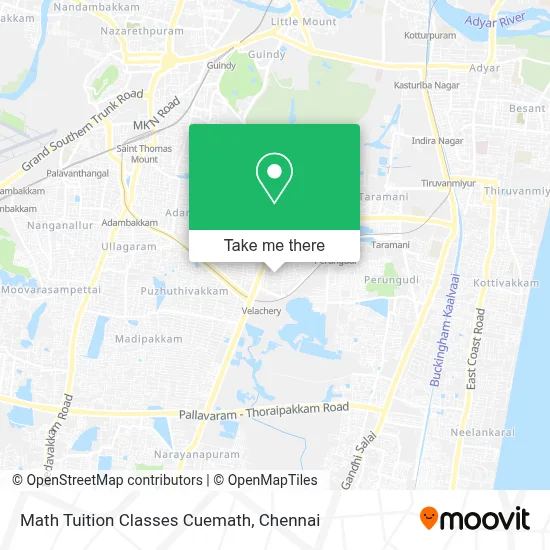 Math Tuition Classes Cuemath map