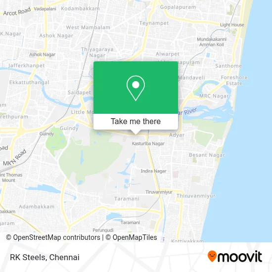 Rk Steels map