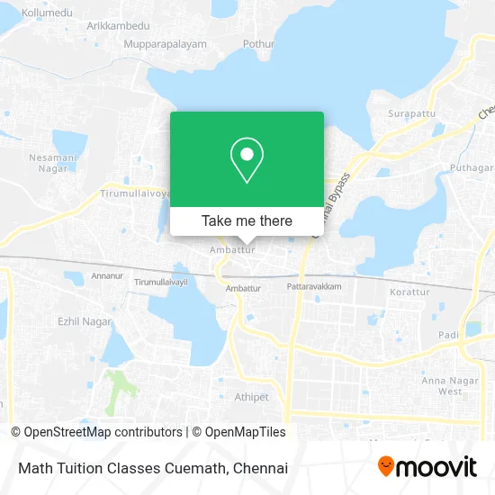 Math Tuition Classes Cuemath map