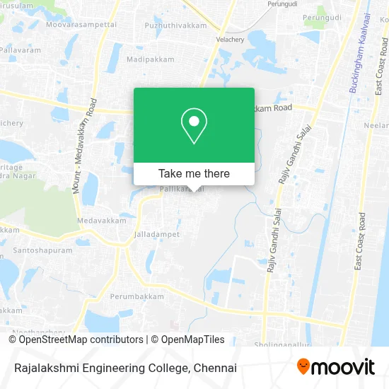 Rajalakshmi Engineering College map