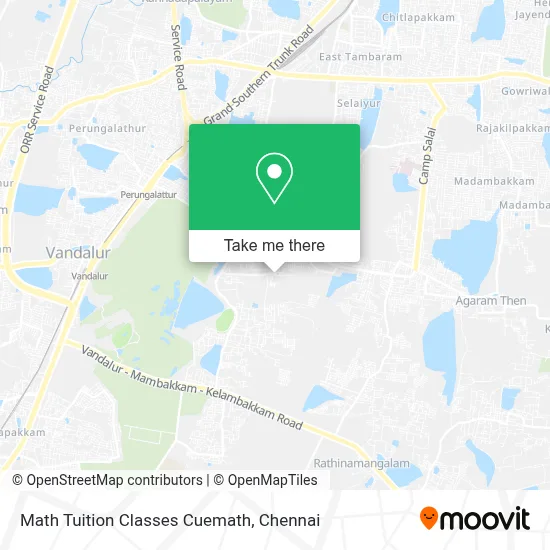 Math Tuition Classes Cuemath map