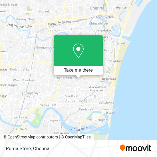 Puma Store map