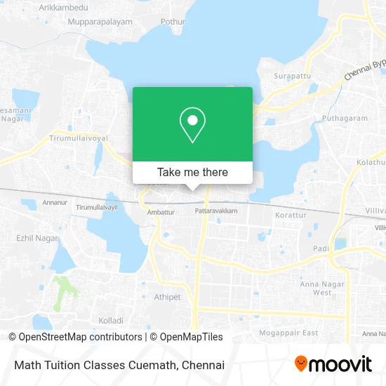 Math Tuition Classes Cuemath map