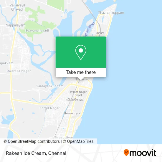 Rakesh Ice Cream map