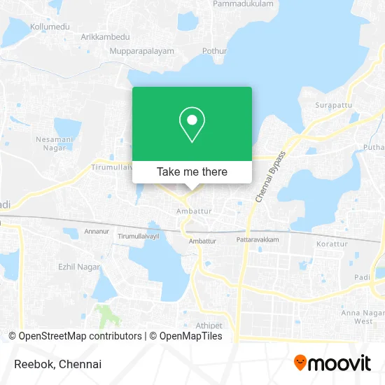 Reebok map