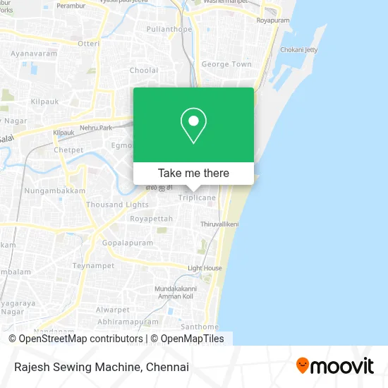 Rajesh Sewing Machine map