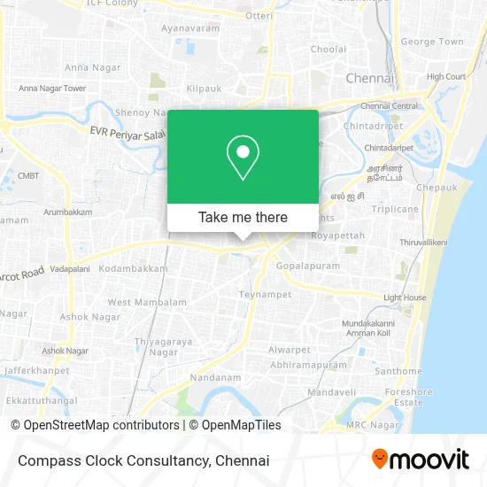 Compass Clock Consultancy map